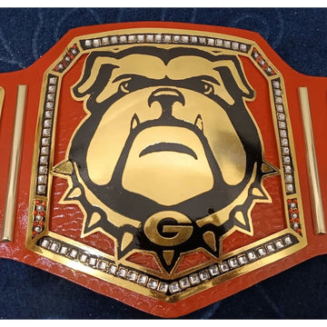 Georgia Bulldog Championship Title belt