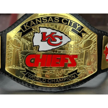 Kansas City Chiefs KC World Champion Title belt