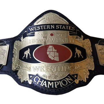NWA Westren States Wrestling Heavyweight Championship Title Belt
