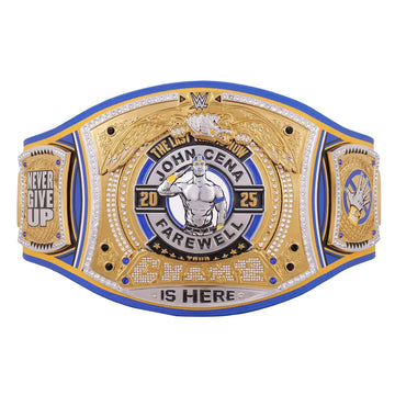 WWE John Cena 2025 Money In The Bank Spinner Championship Belt