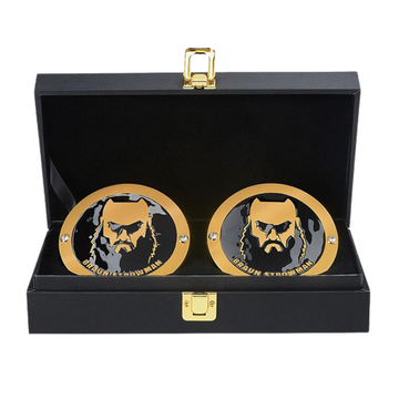 braun strowman side plates championship box set