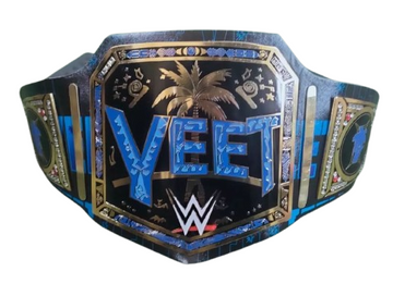 Custom YEET Jey Uso Championship Title Belt