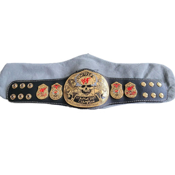 smoking Skull Championship Wrestling Title Belt