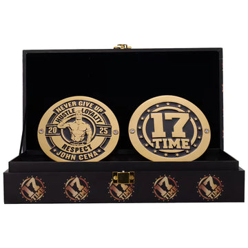 WWE John Cena 17x Championship Side Plate Box Set
