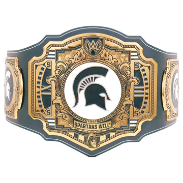 WWE Michigan State Spartans College Legacy Championship Title Belt
