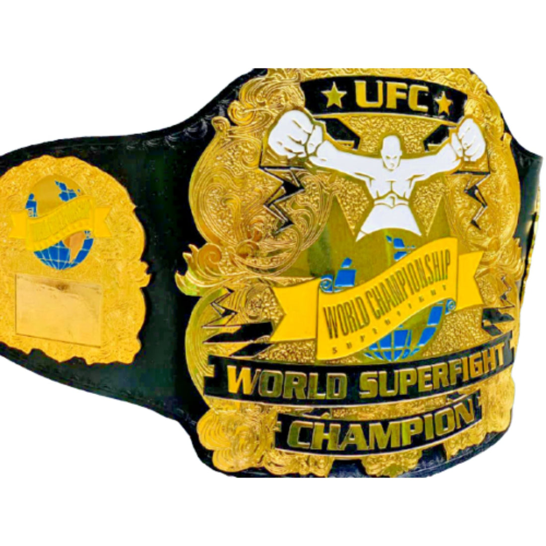 Old UFC MMA Ultimate World SUPERFIGHT Championship  Title Belt