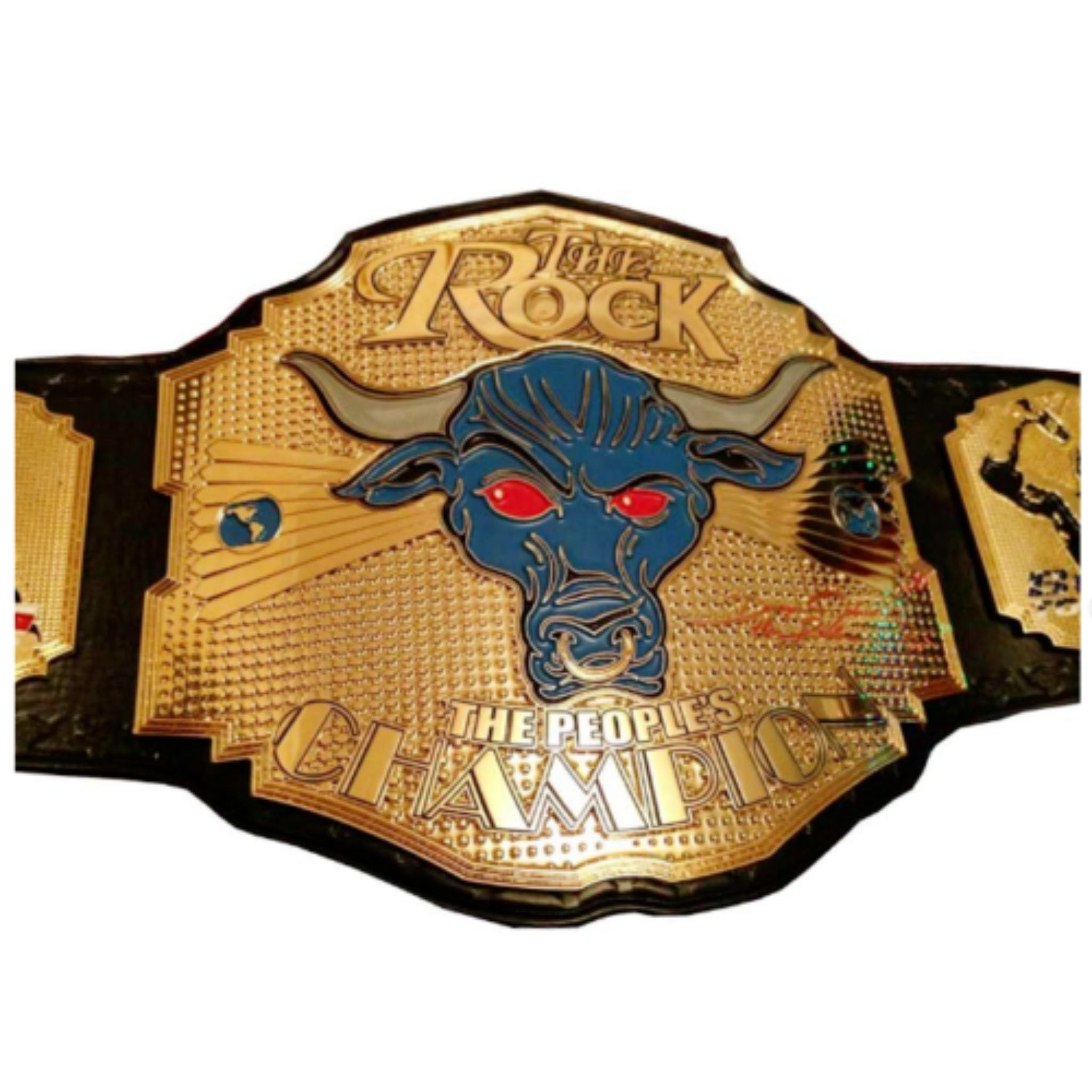 The Rock Brahma Peoples Champion  Title Belt