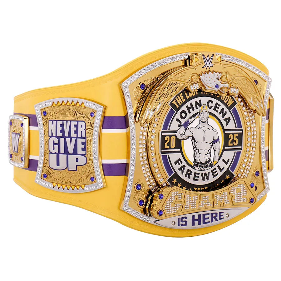 WWE John Cena Farewell Tour 2025 Bakersfield Spinner Championship Belt