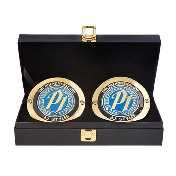 aj styles side plates championship  box set