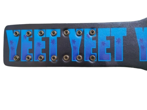 Custom YEET Jey Uso Championship Title Belt
