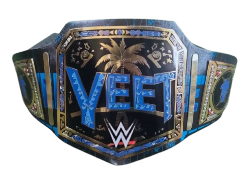 Custom YEET Jey Uso Championship Title Belt