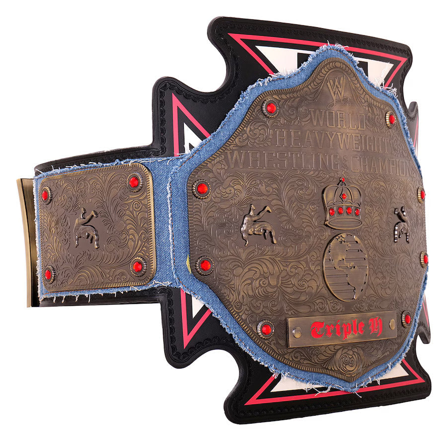 WWE Triple H 30 Years Evolution World Heavyweight Championship Title Belt