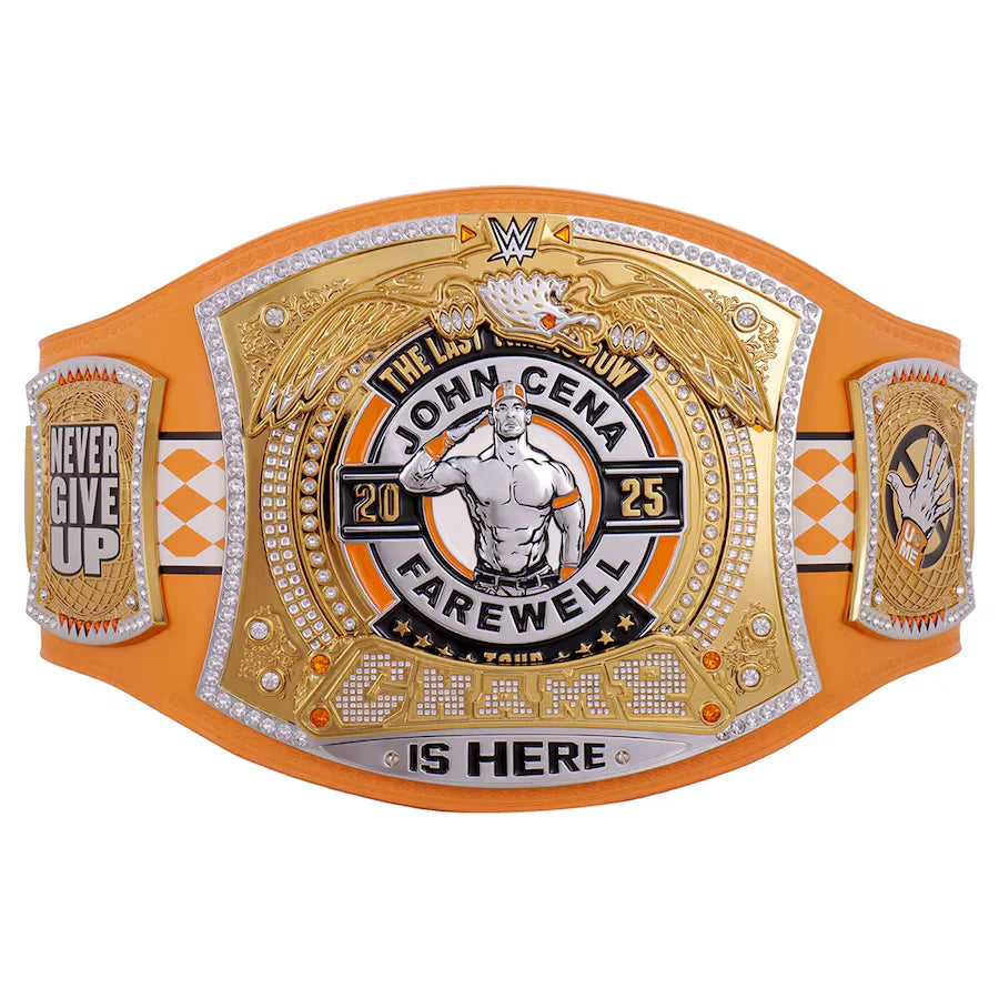 WWE John Cena Farewell Tour 2025 Knoxville Spinner Championship Belt