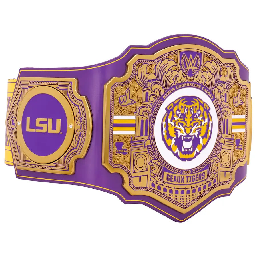 WWE LSU Tigers College Legacy Championship Title Belt