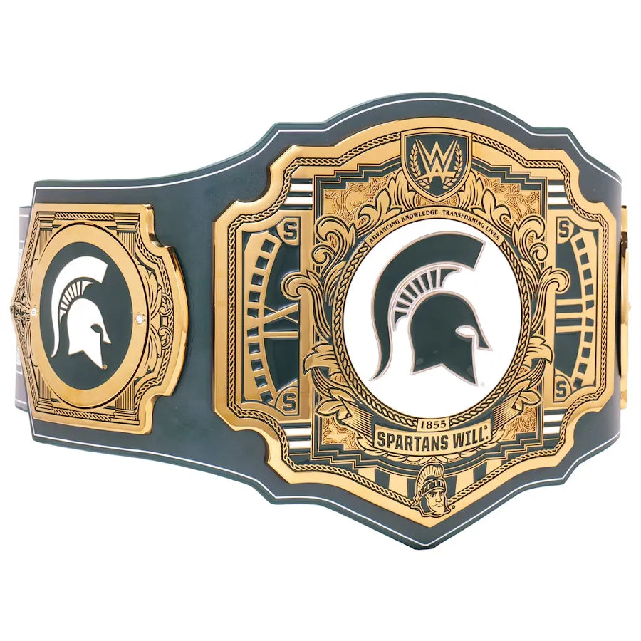 WWE Michigan State Spartans College Legacy Championship Title Belt