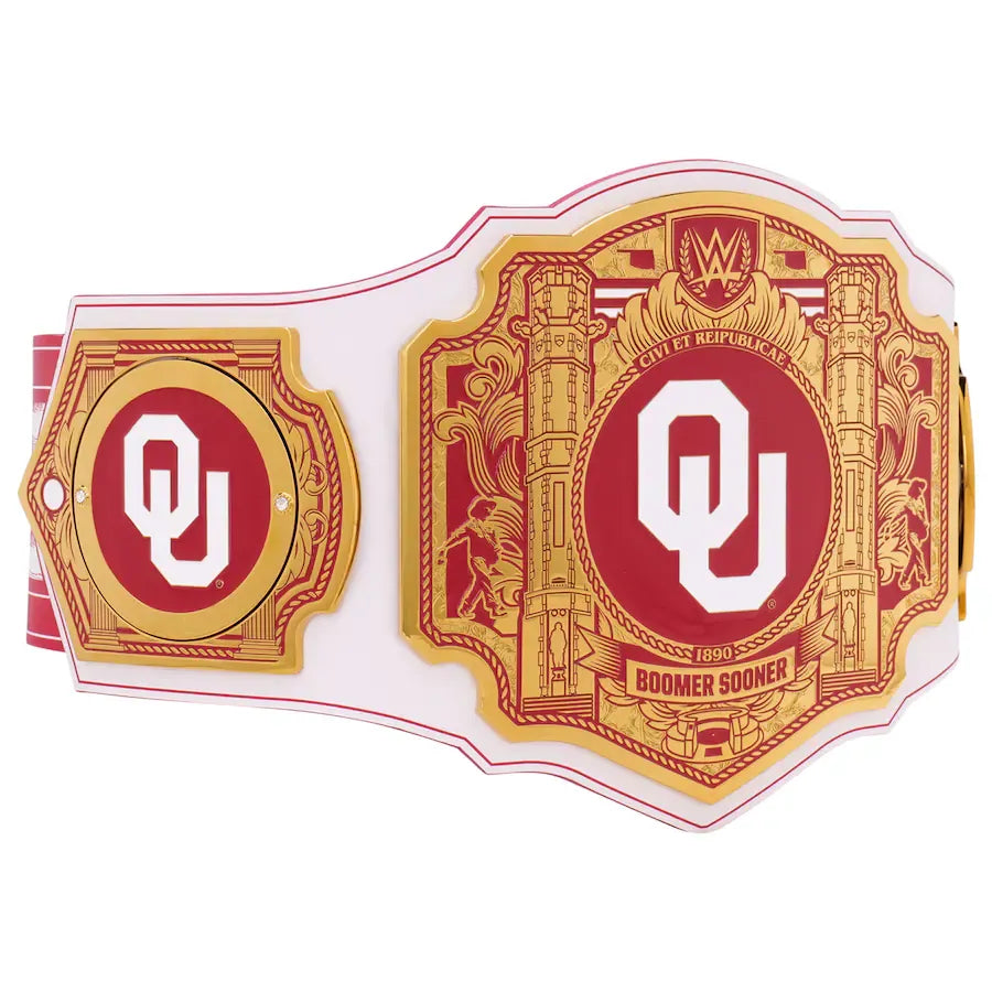 WWE Oklahoma Sooners College Legacy Championship Title Belt